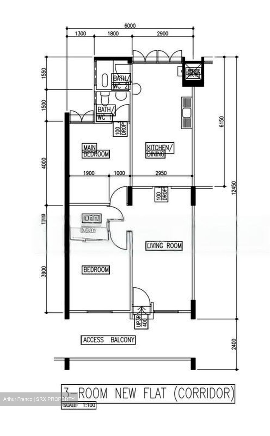 Blk 223 Ang Mo Kio Avenue 1 (Ang Mo Kio), HDB 3 Rooms #486950181